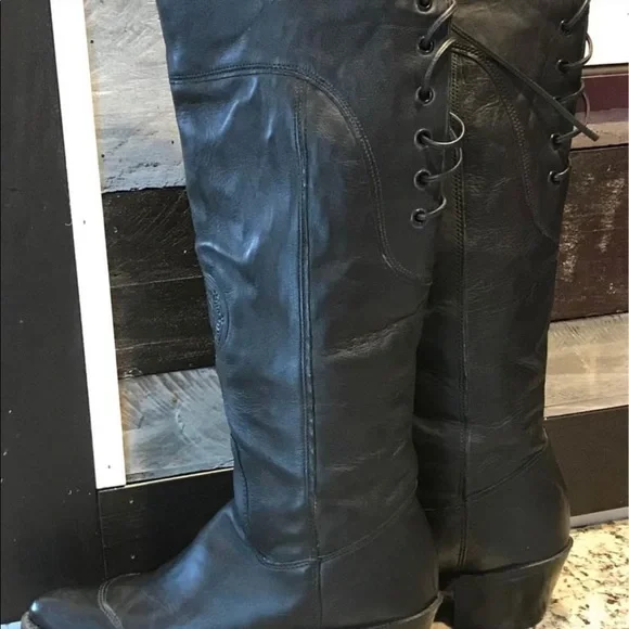 Vintage USA made Harley Davidson High boots - Picture 3 of 5